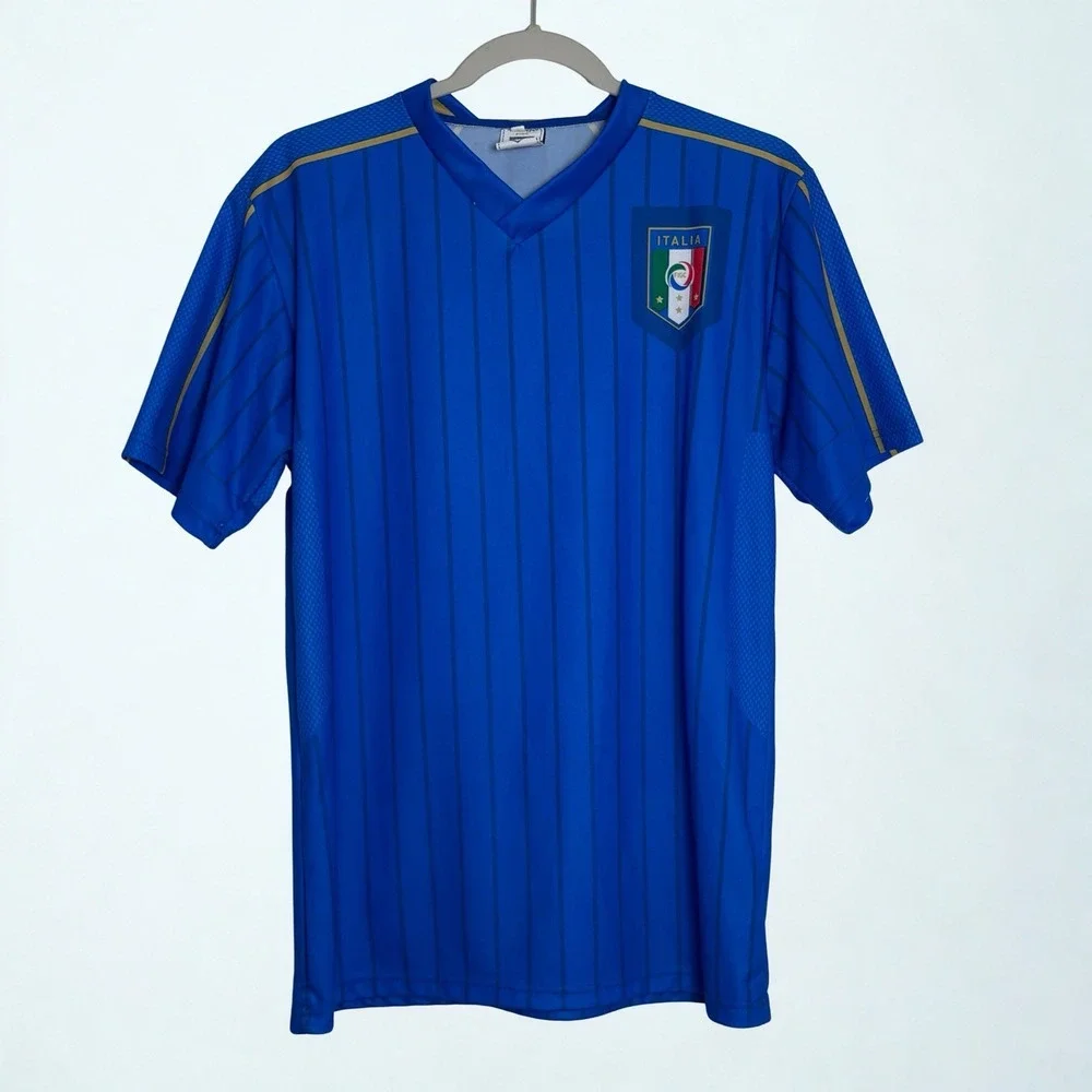 Italy FIGC Italia National Football Soccer Jersey Shirt Women's Size Small Blue - Picture 3 of 7